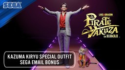 《如龍8外傳 夏威夷海盜》堂島之龍服裝預覽 訂閱郵件可得