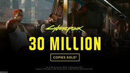《賽博朋克2077》全球銷量突破3000萬(wàn)份