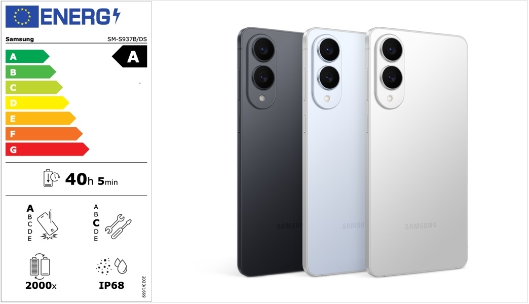 超耐用的小折叠 三星Galaxy Z Flip7|Z Flip7 FE获欧盟能效标签认证