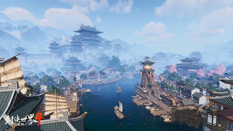 1亿㎡无缝江湖!《剑侠世界4:无限》三大亮点全扫描