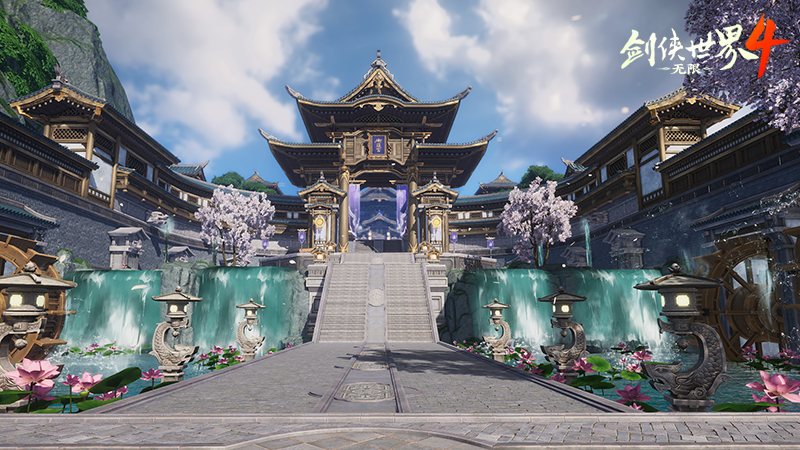 堪比5A景区!西山居《剑侠世界4:无限》唯美国风江湖盛宴