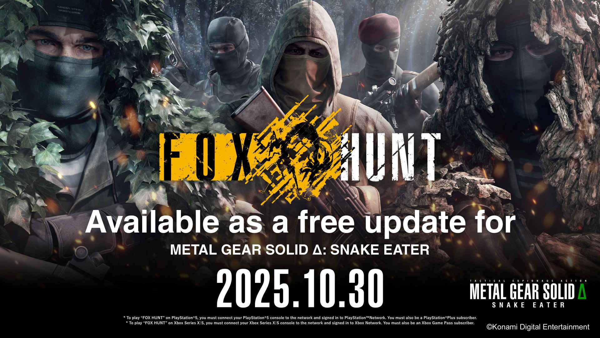 狩猎开始! 《合金装备Δ》全新线上多人模式「FOX HUNT」现已上线