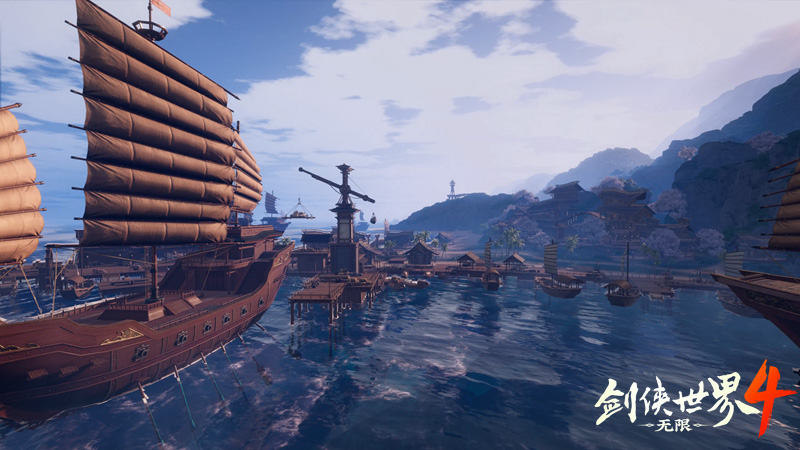 江湖好时光！西山居《剑侠世界4:无限》休闲“摸鱼系统”曝光