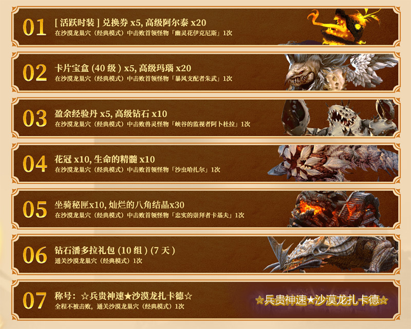 狂沙之怒!《龙之谷》怀旧服沙漠龙巢穴暴烈登场