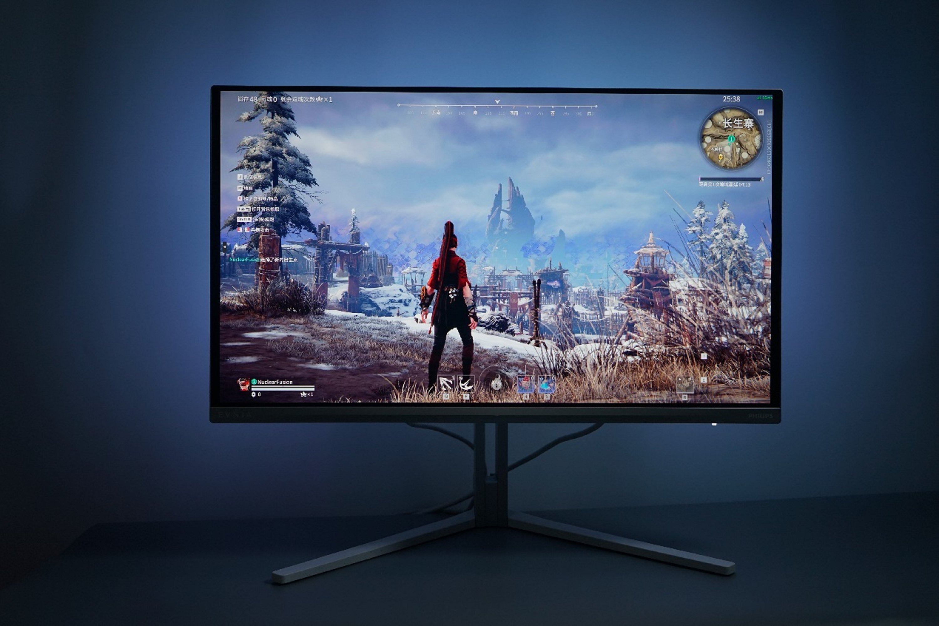 桌面的白色战神!这台精心调校的QD-OLED显示器,让游戏光影蔓延至整个房间