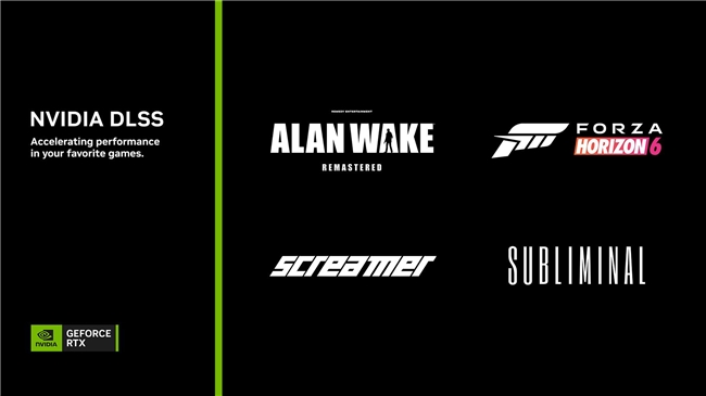 《极限竞速:地平线 6》等首发支持 DLSS 4