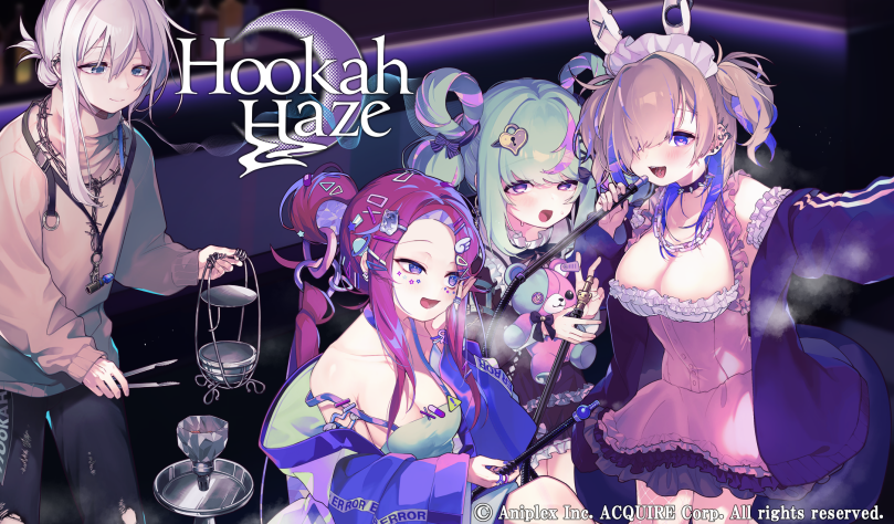 视觉小说游戏《Hookah Haze》确定2024年预定发售Switch亚洲实体版