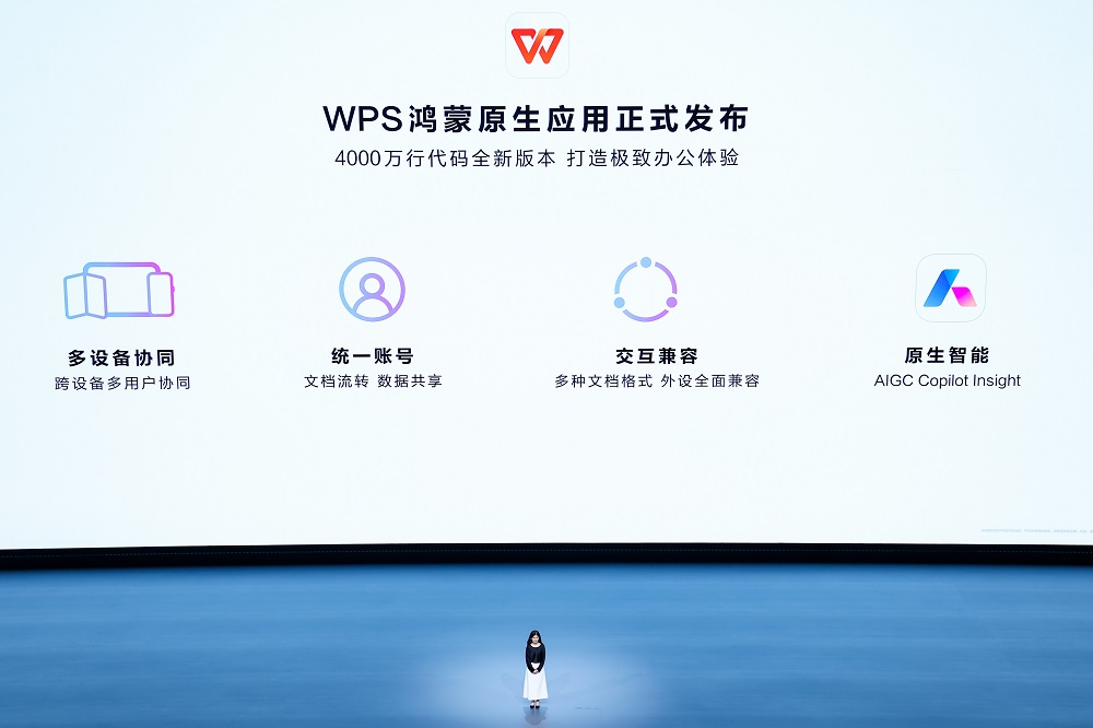 WPS鸿蒙原生版正式发布：一年铸就4000万代码奇迹，加大AI和协同办公创新