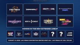 EVO 2025官方比赛项目阵容发表
