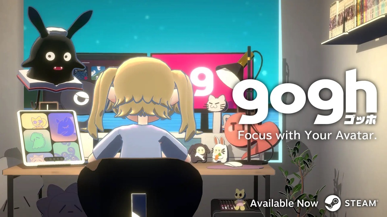 虚拟形象×专注力PC版游戏《gogh：Focus with Your Avatar》今日正式发售!