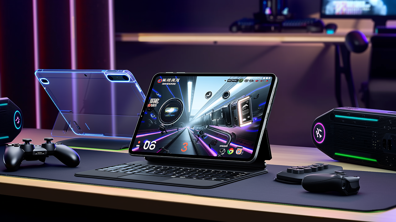 9.06英寸搭配超窄四等边，红魔电竞平板3 PRO一手掌握享受极佳舒适手感