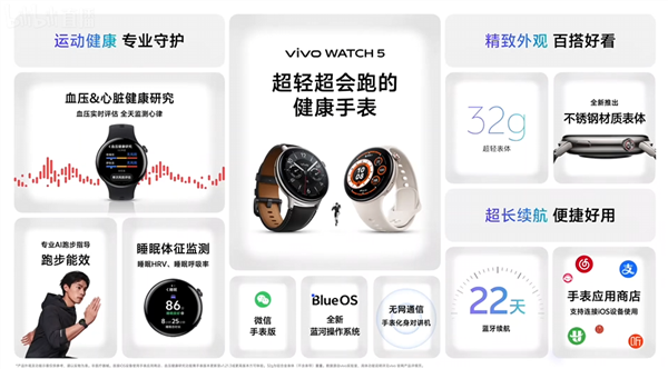 国补价679元！vivo WATCH 5星纱粉新配色开售