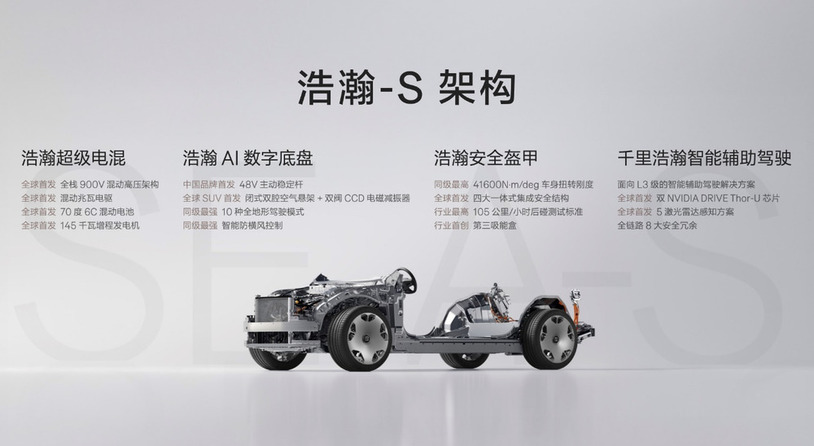 极氪发布豪华电混专属架构浩瀚-S，极氪9X开启先享计划