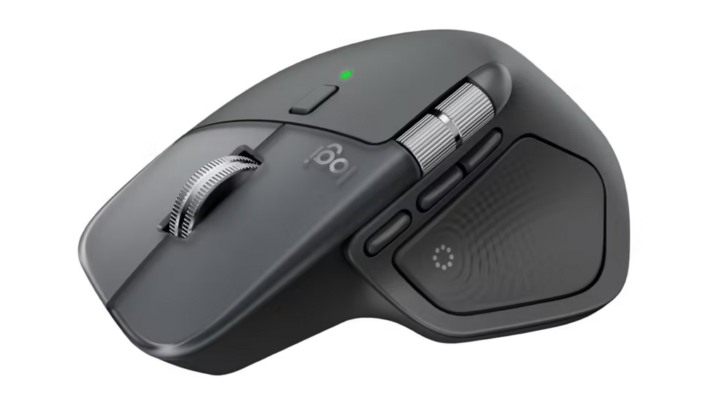 罗技 MX Master 4 鼠标偷跑，续航 70 天、主打耐污材质