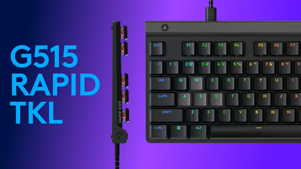 罗技 G515 RAPID TKL 矮磁轴键盘上市：1299 元