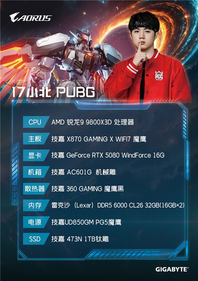 技嘉 AORUS 全明星计划持续发力，定制全家桶主机彰显硬核实力