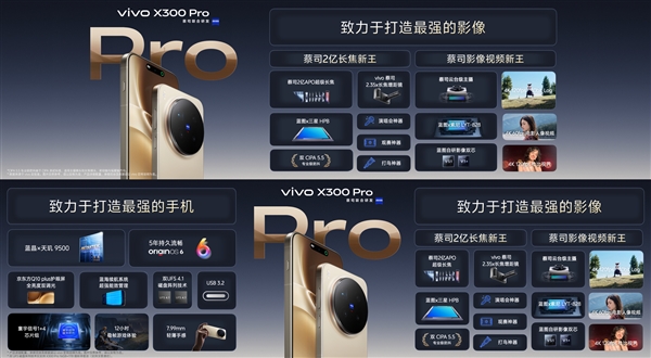 影像最强旗舰!vivo X300 Pro发布:5299元起