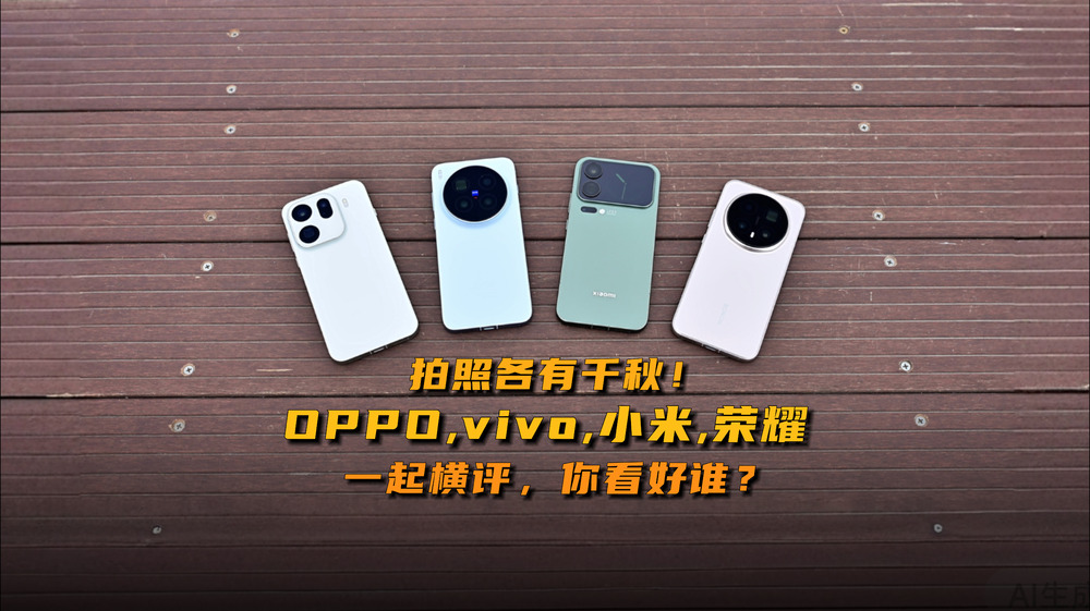 拍照各有千秋！OPPO、vivo、小米、荣耀一起横评，你看好谁？