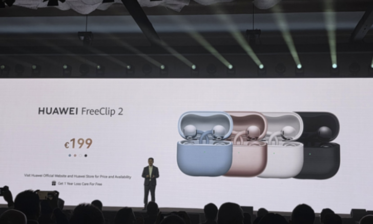华为FreeClip 2耳夹耳机海外发布