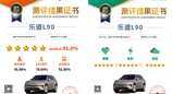 乐道L90荣获大三排SUV首个C-NCAP & C-GCAP双五星认证