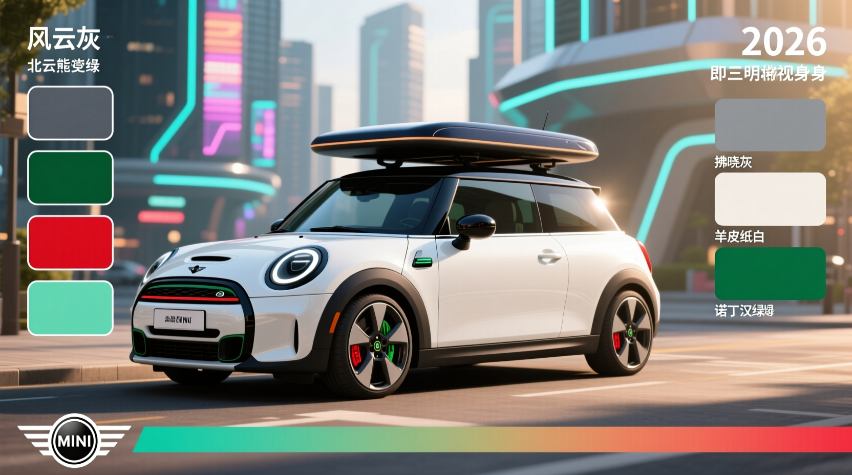MINI 发布 2025 年度人气车身颜色榜单