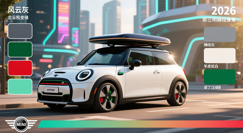 MINI 发布 2025 年度人气车身颜色榜单