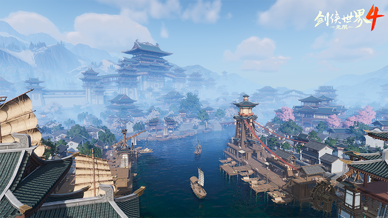 国风雅韵！《剑侠世界4：无限》高度还原东方建筑之美