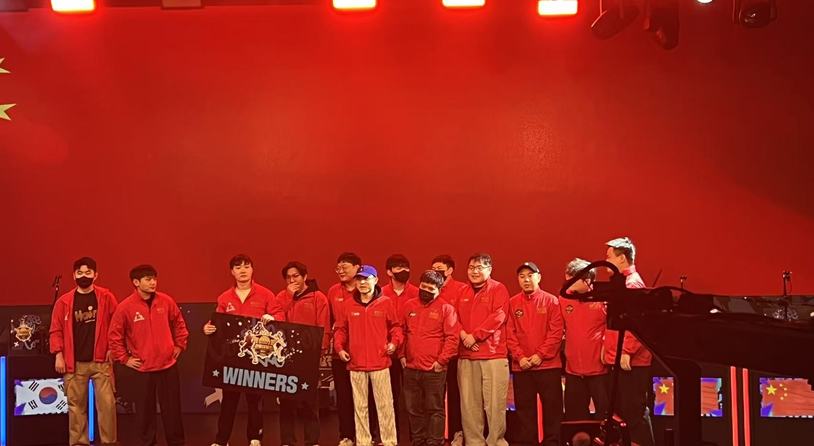 中国团队赛客场胜韩国  UNKNOWN豪取3连胜明日力破抗韩魔咒