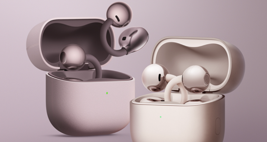 华为FreeClip 2耳夹耳机冰莓紫、玫瑰金新色发布