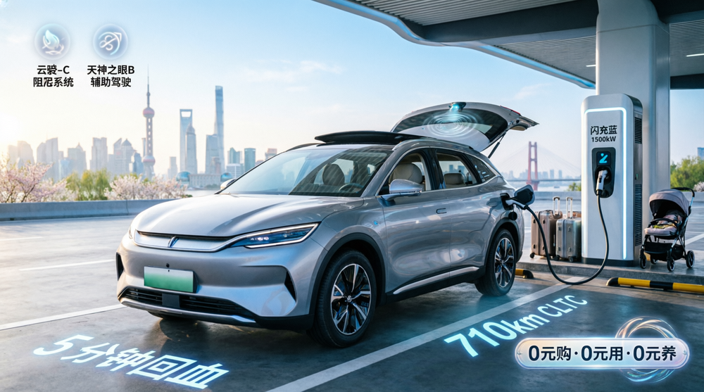 宋Ultra EV售15.19万元起，全系搭载比亚迪第二代刀片电池及闪充技术