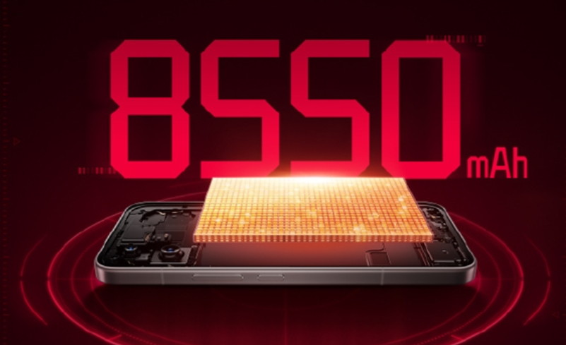 REDMI K90 Max续航拉满，8550mAh电池