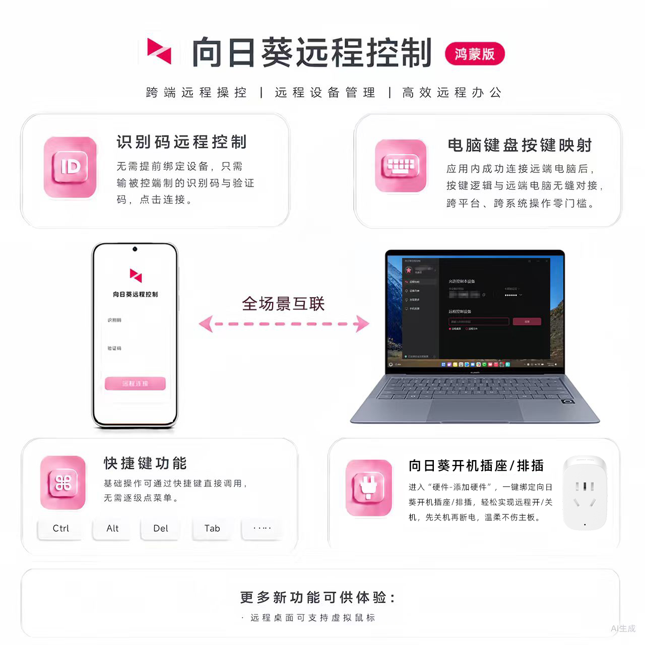 Pura 90系列热卖！鸿蒙版向日葵远程控制新版上架，加速兑现用户心愿