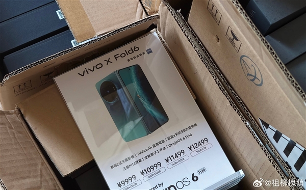 vivo X Fold6价格偷跑：起售价9999元
