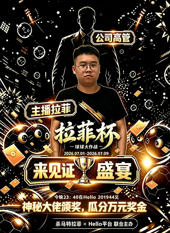计划有变！Hello语音游戏掌舵人深夜亲临，豪掷球球巨额奖金！