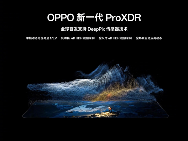 PPO 新一代 ProXDR 登场：17EV 动态范围，实现无开关全场景 HDR 拍摄